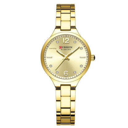 Simple small dial waterproof quartz women's watch by My Store