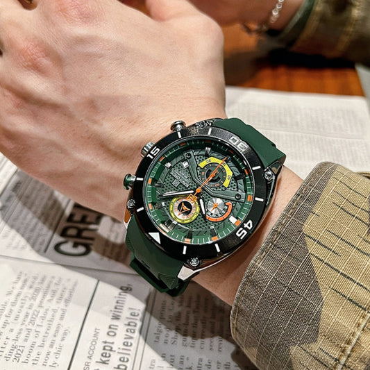 Youth outdoor sports casual silicone band waterproof watch with a colorful designાહેર