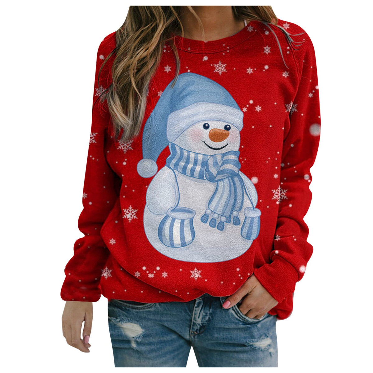 Women's Christmas sweater coat for autumn and winter, featuring a festive knit design