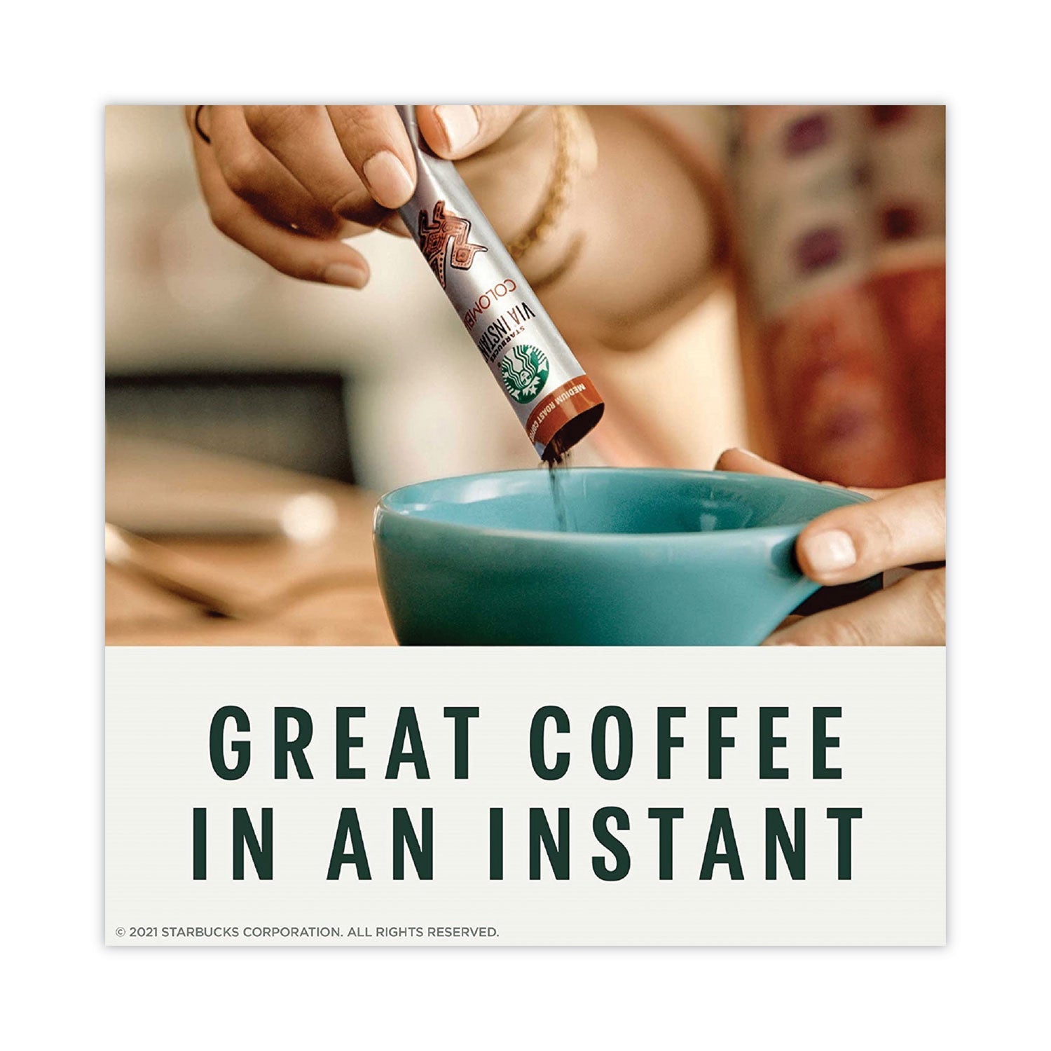 Starbucks VIA Ready Brew Coffee in 0.11 oz packets, Columbia flavor, bulk ground coffee from 2xSavings, 200-pack carton