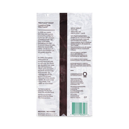 Starbucks Pike Place Coffee fraction pack, 2.7 oz packet, 72-count carton by 2xSavings, ready for brewing and daily enjoyment.