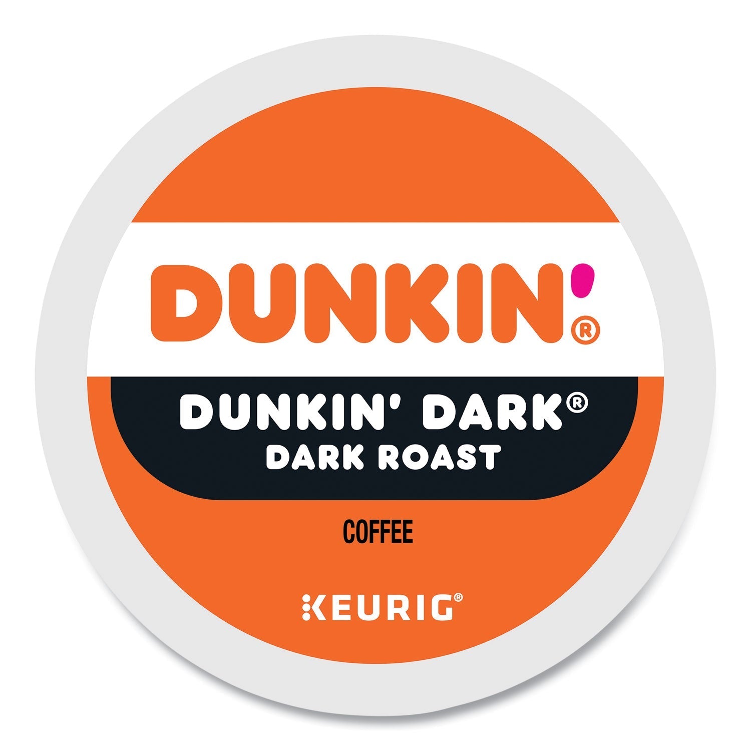 Dunkin Donuts Original Dark Roast K-Cup Pods for coffee makers, 22-count box from 2xSavings, black and brown packaging.
