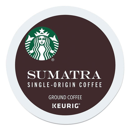 Starbucks Sumatra Coffee K-Cups by 2xSavings, Sumatran flavor, single-serve cup, 96-pack for Keurig coffee makers.