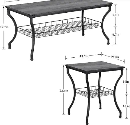 3 - piece Living Room Set, Coffee Table And Coffee Table - BACKUPMYFILESNOW