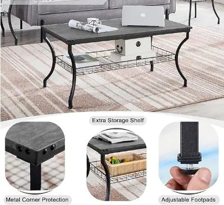 3 - piece Living Room Set, Coffee Table And Coffee Table - BACKUPMYFILESNOW