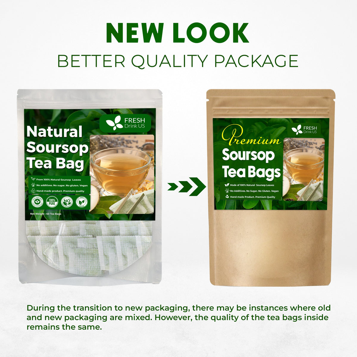 Premium Soursop Leaves Tea Bags