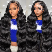30 Inch Body Wave Lace Front Wigs Human Hair 200 Density 13X6 Hd Transparent Front Wigs Human Hair Pre Plucked Frontal Wigs Human Hair Glueless Wigs Body Wave Wigs Human Hair for Women Natural Black - BACKUPMYFILESNOW