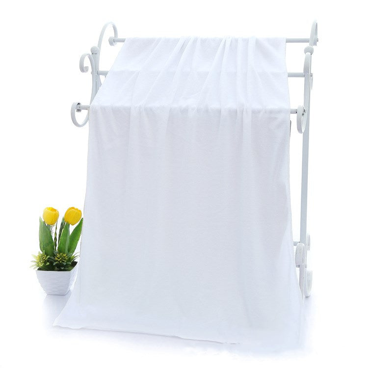 Absorbent microfiber bath towel by My Store, shown in a soft textured fabric close-up