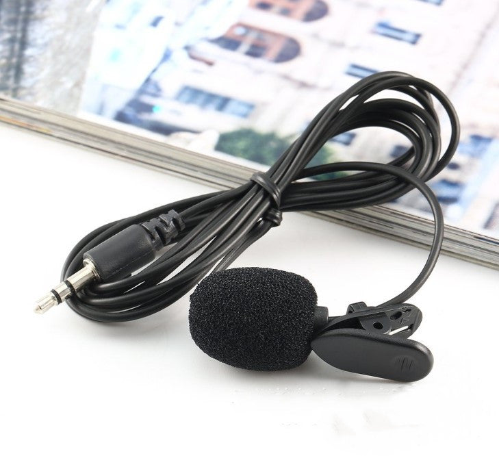 Lavalier microphone by My Store, compact clip-on microphone shown on a plain background