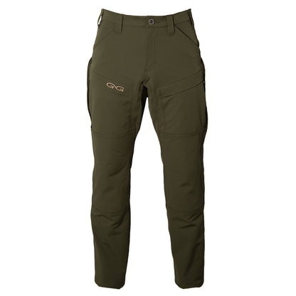 GameGuard Agave Guía Grande™ hunting pants in rugged camouflage fabric, designed for outdoor hunting activities.