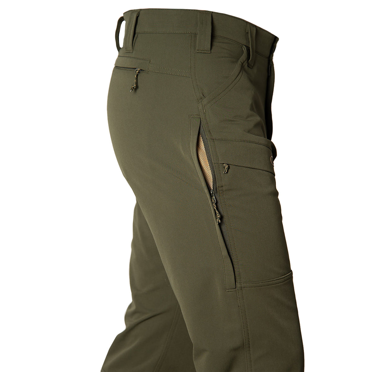 GameGuard Agave Guía Grande™ hunting pants shown in durable, camouflage fabric with reinforced knee areas for outdoor tracking.