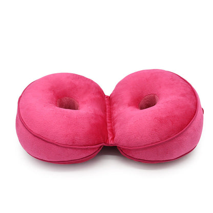 Multifunctional plush beautiful hip cushion in soft, decorative design
