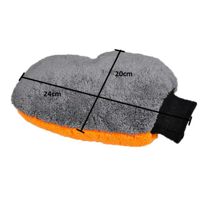 Bear paw car cleaning supplies set with microfiber cloths, brushes, and detailing tools for vehicle care