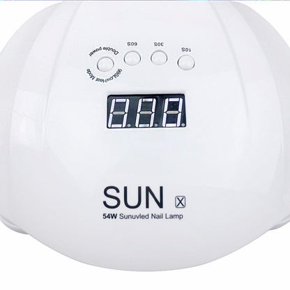 Nail lamp dryer by My Store, compact UV/LED light for curing gel polish