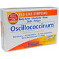 Boiron Oscillococcinum flu symptom relief homeopathic medicine in a 6-count package, used for flu-like symptoms.