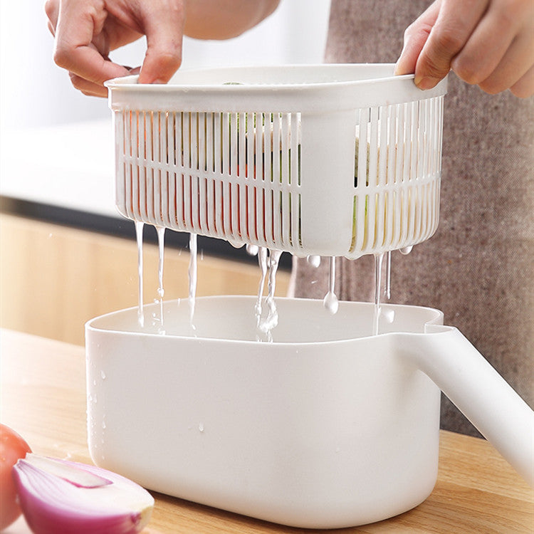 Kitchen vegetable slicer by My Store, compact handheld tool for slicing vegetables