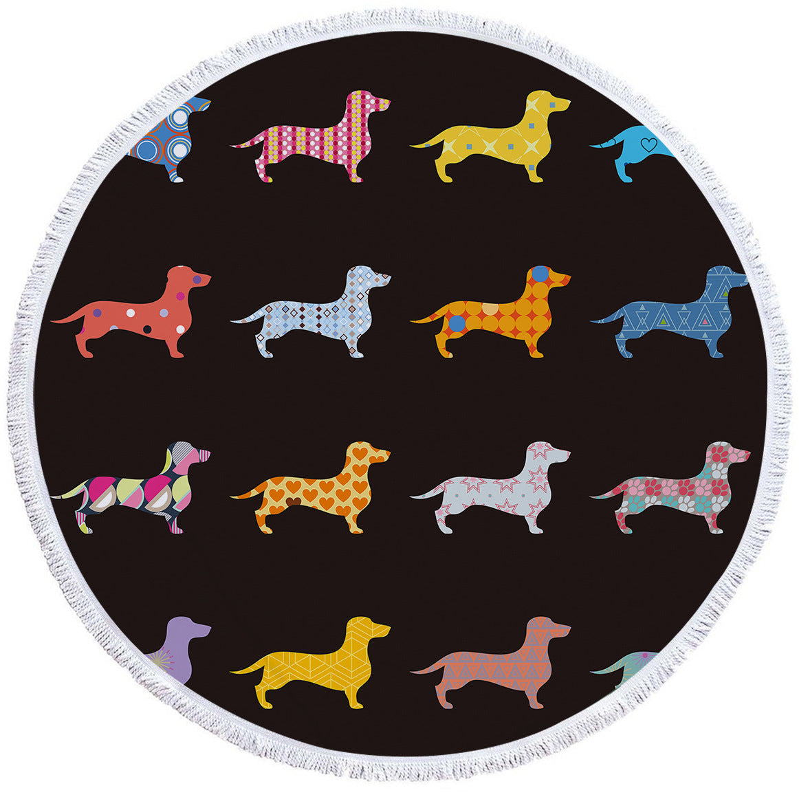Microfiber beach towel by My Store, soft textured fabric displayed flat
