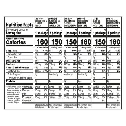 Assorted Frito-Lay snack chips variety pack with multiple flavors in an 18-pack from BACKUPMYFILESNOW®.