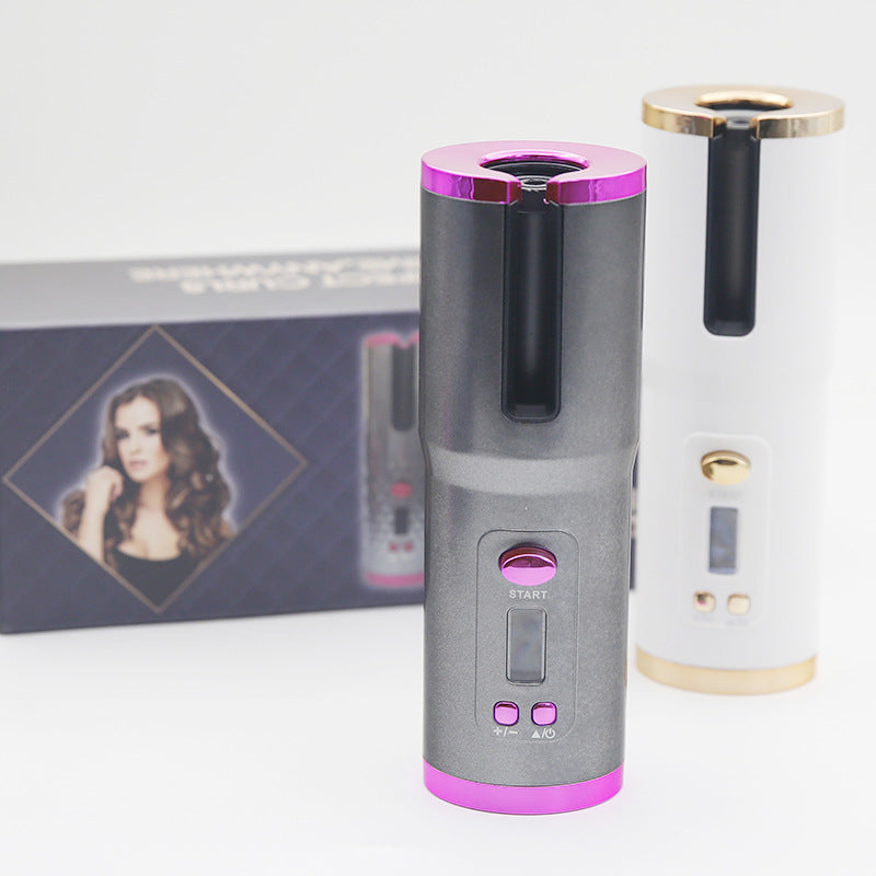 Wireless portable automatic curler with USB charging by My Store