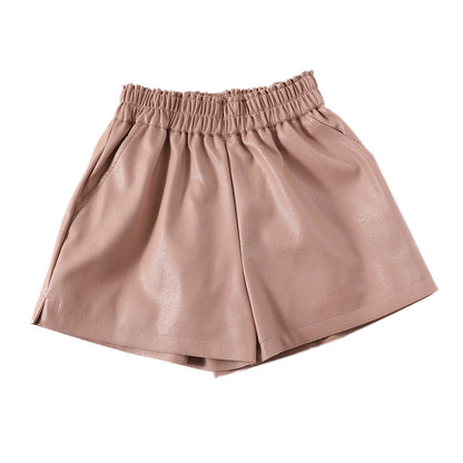 Women's new spring autumn high-waisted shorts in a casual style