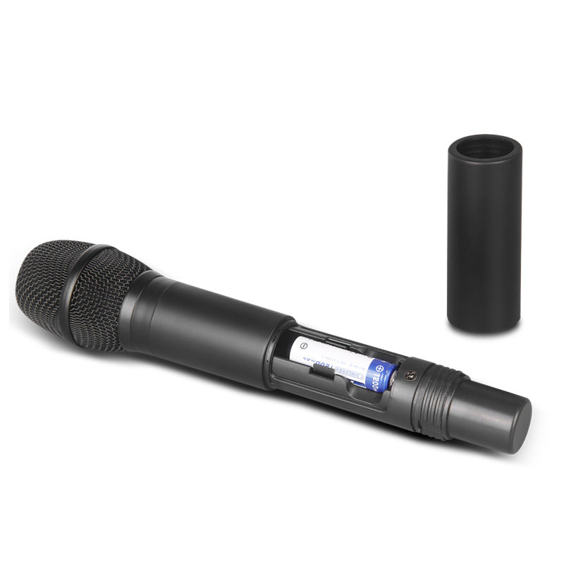 Two wireless professional microphones with support stand by My Store