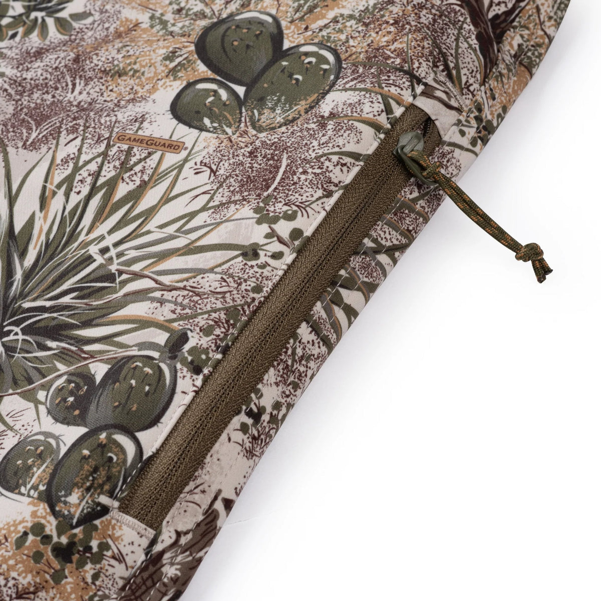 GameGuard Ladies' Guía Grande™ Pant in dark fabric, showing the waistband and detailed stitching for outdoor or hunting wear.