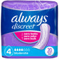 Always Discreet Bladder Protection Incontinence Pads For Women, Regular Length, Moderate Absorbency