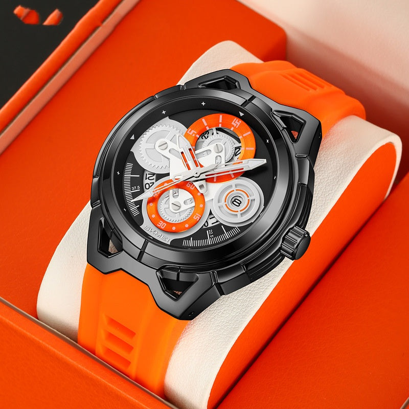 Shishi Mei new fashion men's watch with sleek analog dial and adjustable wristband