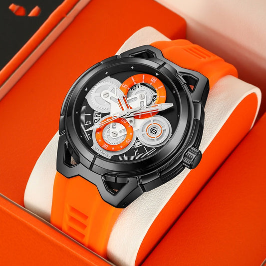 Shishi Mei new fashion men's watch with sleek analog dial and adjustable wristband