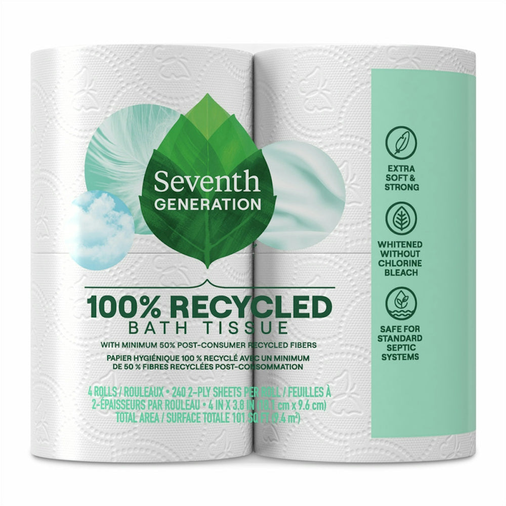 Seventh Generation Bath Tissue, Extra Soft & Strong, 2 Ply