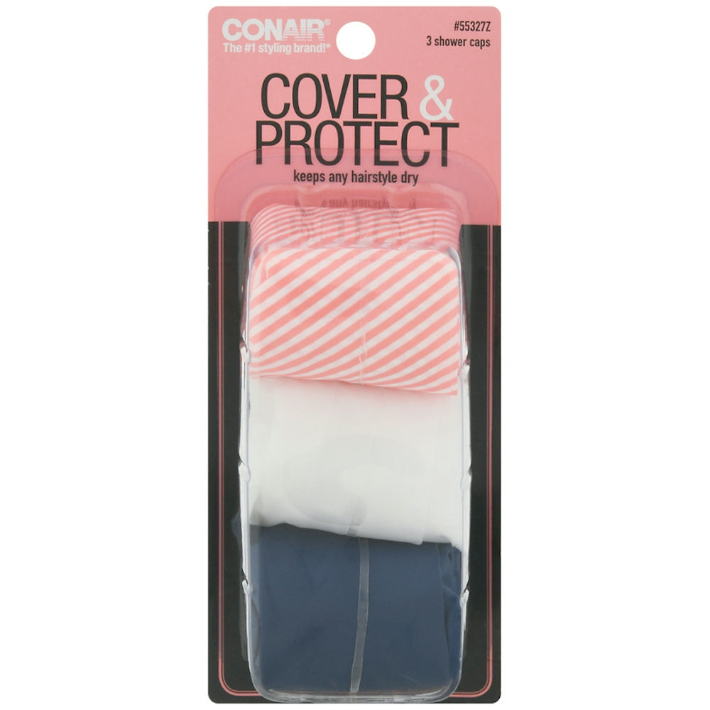 Conair Cover & Protect Shower Caps