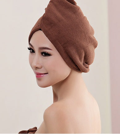 Women's hair dryer cap, absorbent dry hair towel by My Store