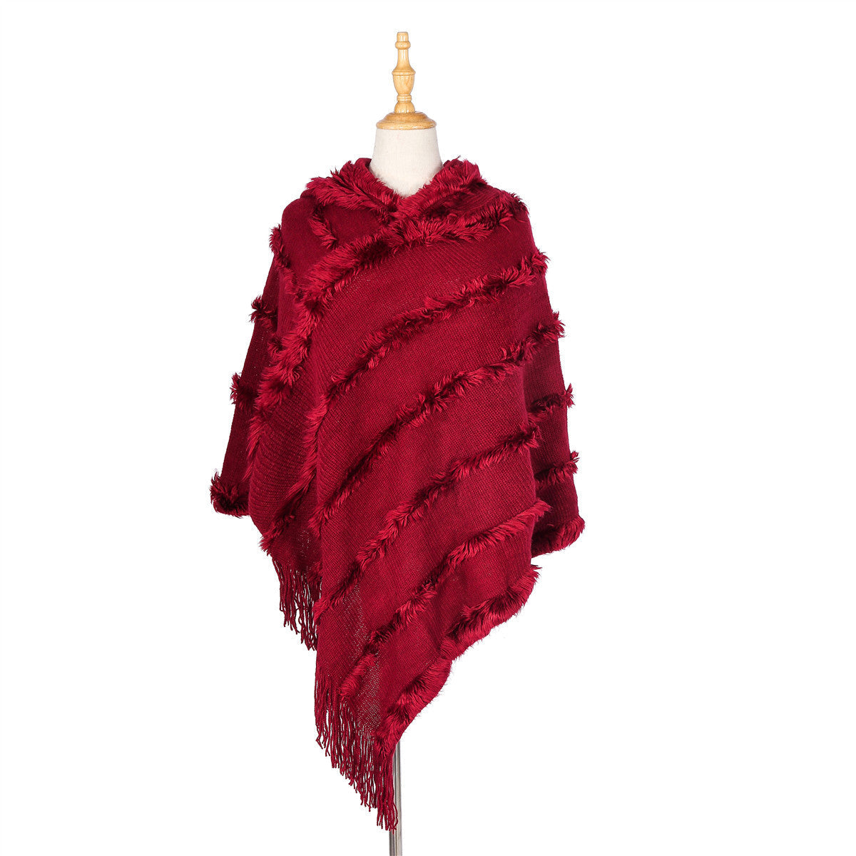 Warm shawl scarf in a soft, cozy design with a generous drape