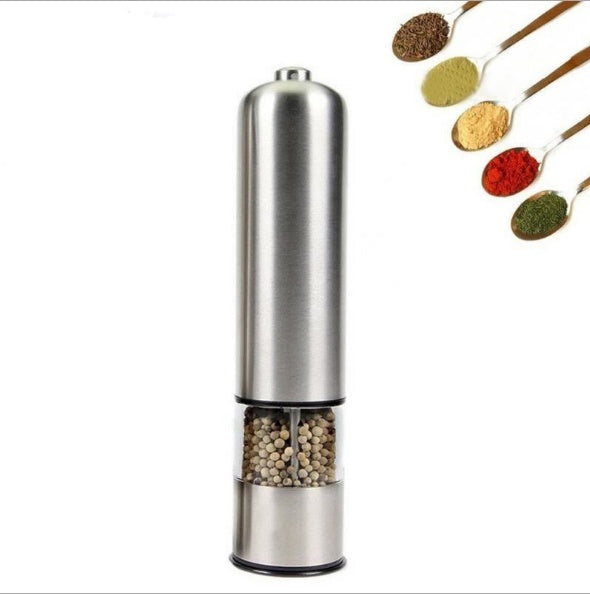 Stainless steel electric kitchen grinder tool for food preparation