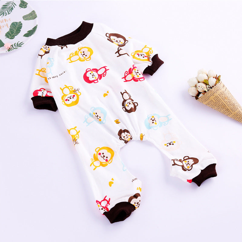 Cotton four-legged knit dog clothes for dogs by My Store