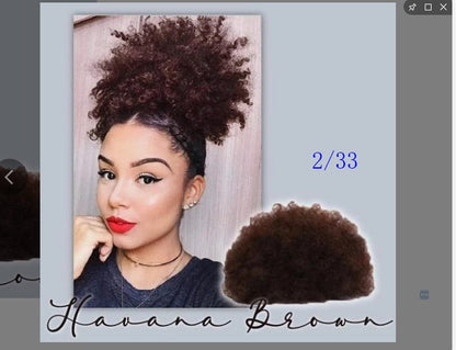 High puff ponytail hairpiece by My Store, shown in a voluminous raised style