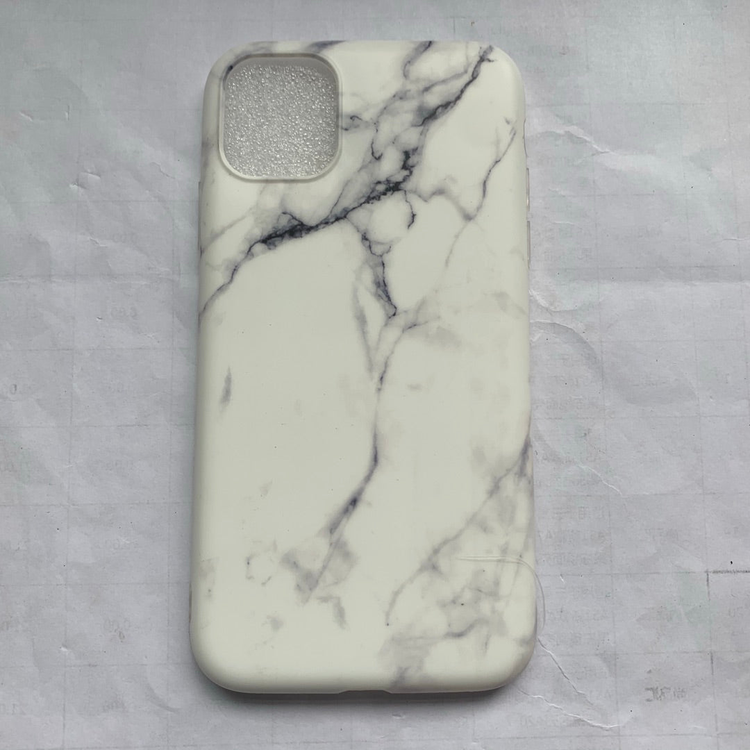 Luxury marble silicon phone case compatible with Apple iPhone 7, 8 Plus, X, XR, XS, 6, 6S, and MXA