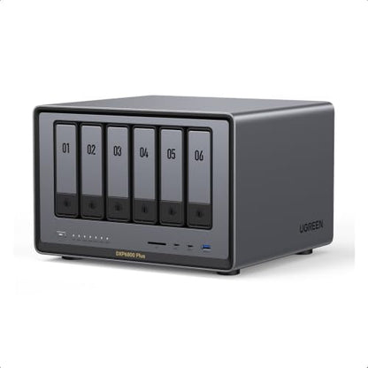 UGREEN NAS DXP6800 Pro 6-bay network attached storage (NAS) device for team and small business file sharing and backup.