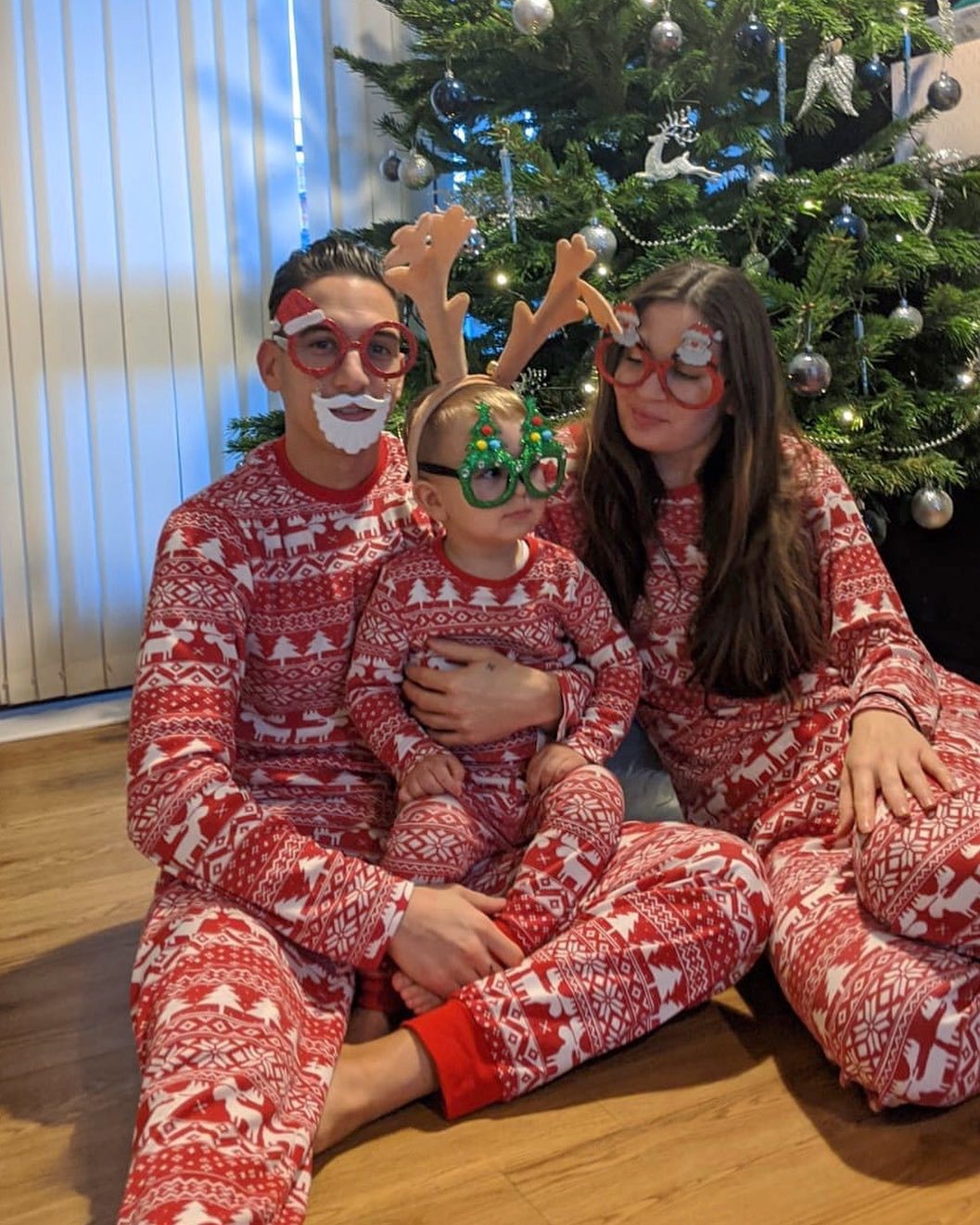 Christmas printed parent-child matching wear by My Store