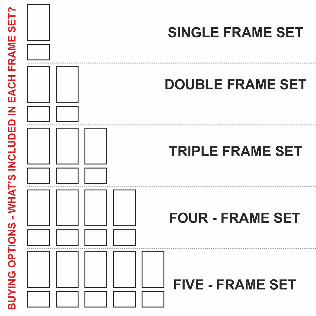 Ready to Go Wall Molding Kit - 3 Upper & 3 Bottom Frames | Easy Installation