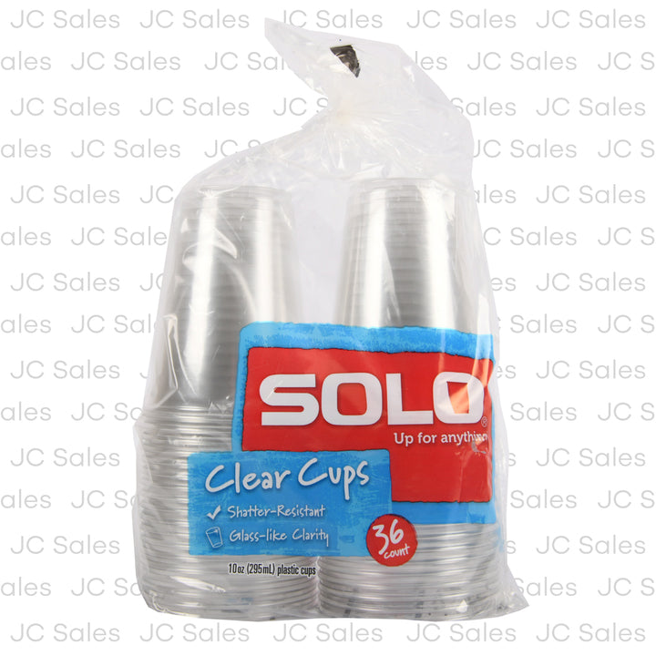 Solo Up For Anything Cups, Clear, 10 Ounce