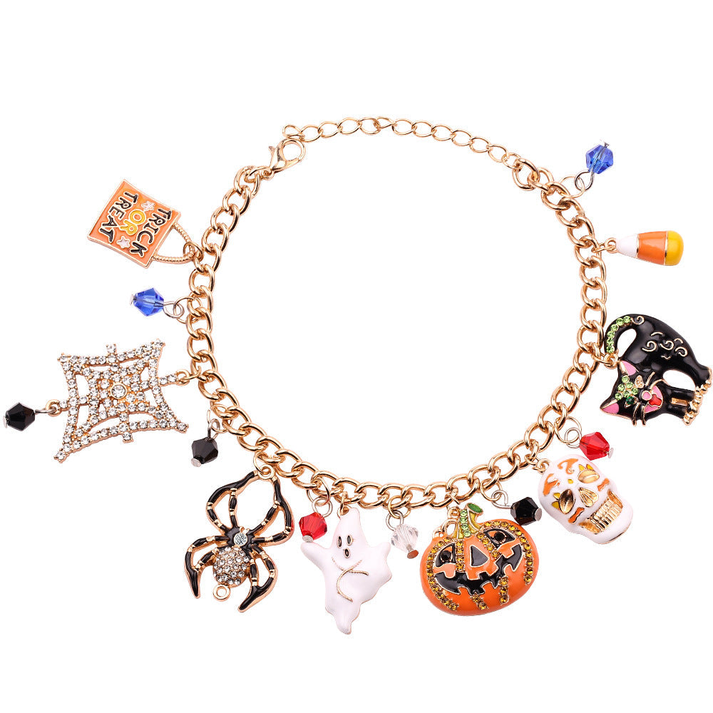 Halloween bracelet with festive spooky-themed design by My Store