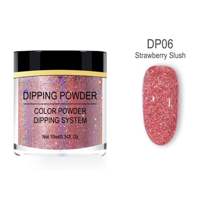 Laser glitter nail powder by My Store in a sparkling holographic finish for nail art designs