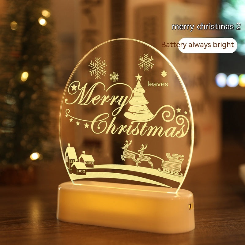 Christmas decorations night light decoration with festive glow from My Store
