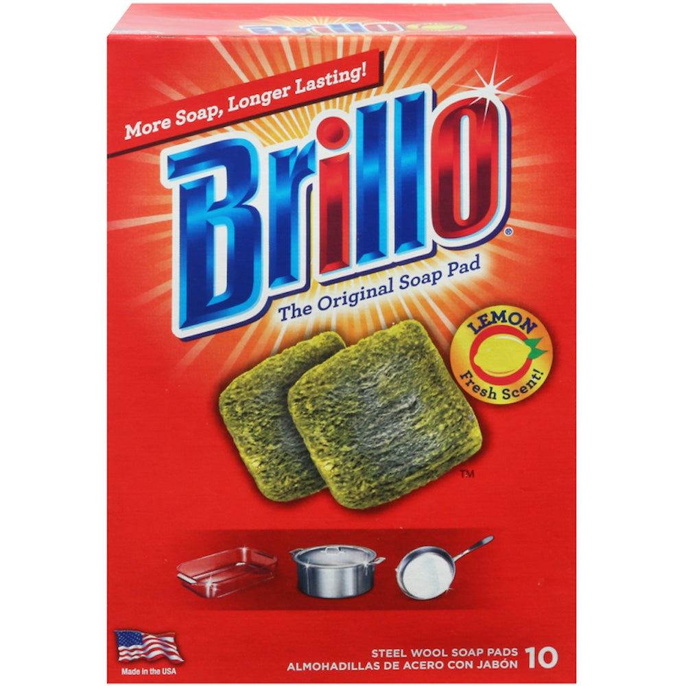 Brillo Lemon Fresh Scent! Steel Wool Soap Pads