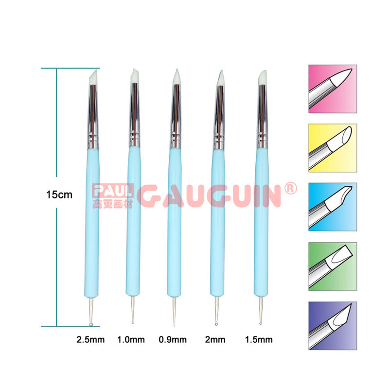 Nail art sculpture tools for detailed manicure designs, assortment of precision tools