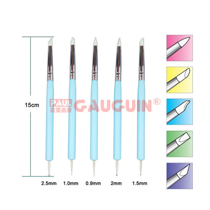 Nail art sculpture tools for detailed manicure designs, assortment of precision tools