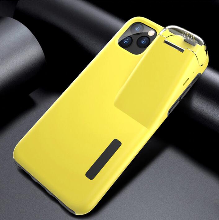 Black edge cover for Apple AirPods charging case, compatible with iPhone controls