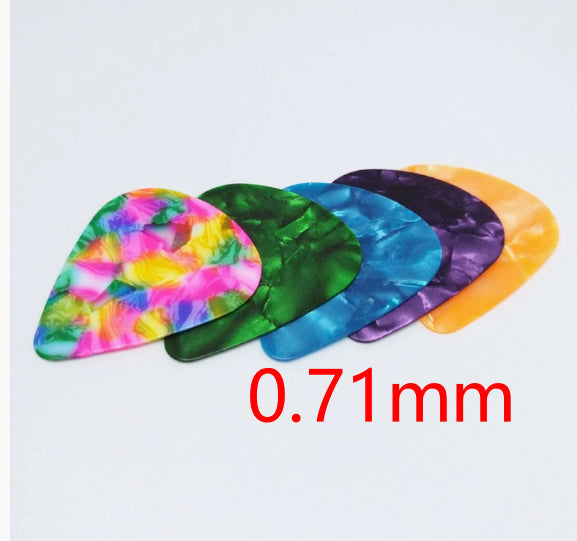 Folk Bakelite ukulele guitar pick in a vintage-inspired design