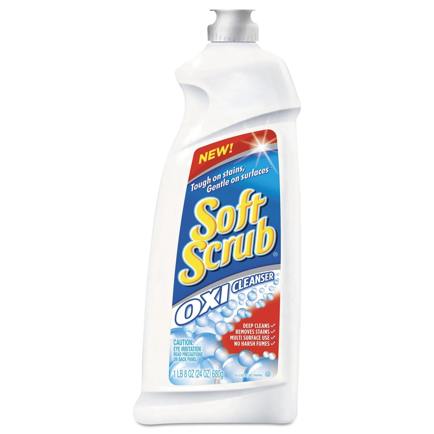 Soft Scrub Cleanser, With Oxi, Fresh Scent 24 Oz